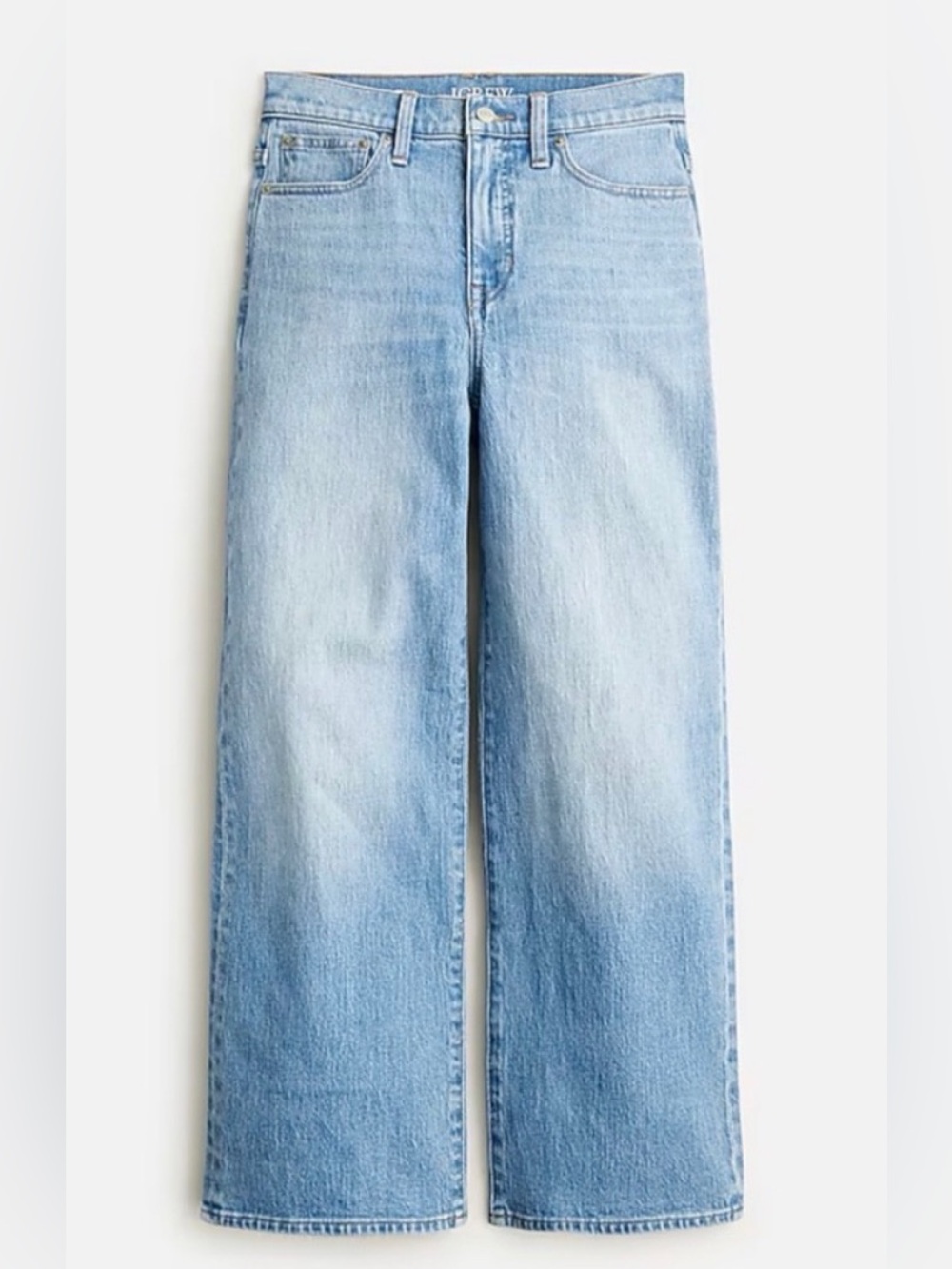 J.Crew Slim Wide Leg Jean -light wash Size 25 Retail $158